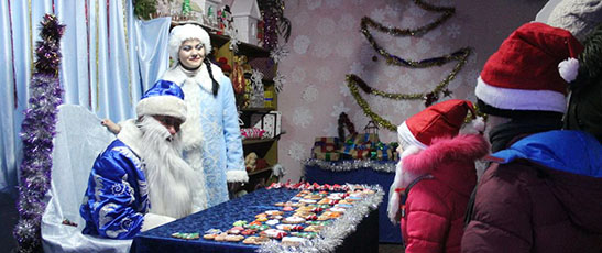 Сказочная усадьба Деда Мороза в п. Глуша