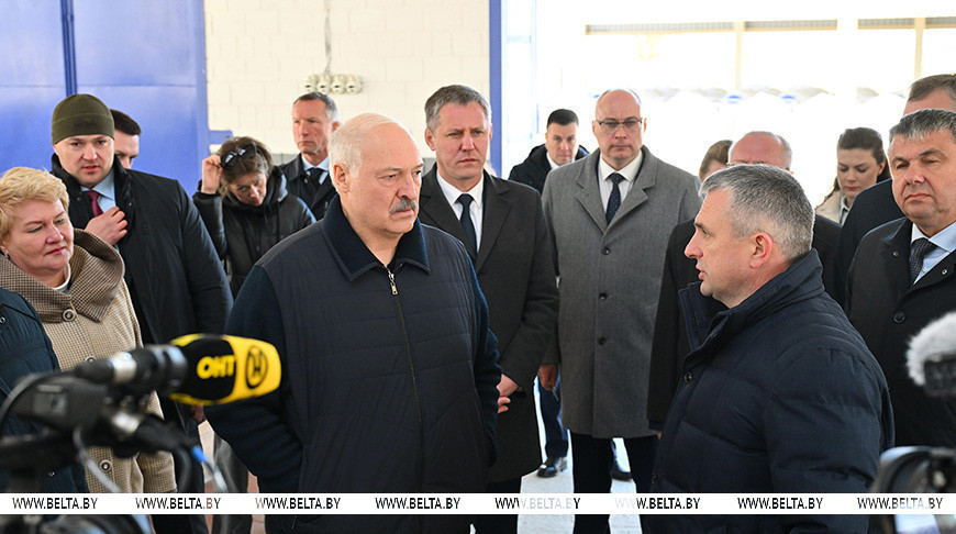 Сельское хозяйство и "кондитерка". Лукашенко приехал в Наровлянский район