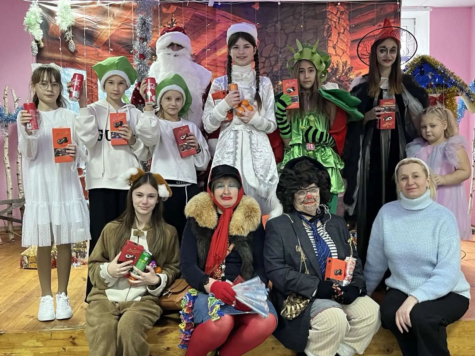 Зимний переполох случился в Воротынском Доме культуры