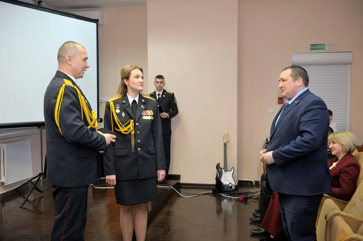 У райаддзеле міліцыі адзначылі прафесійнае свята
