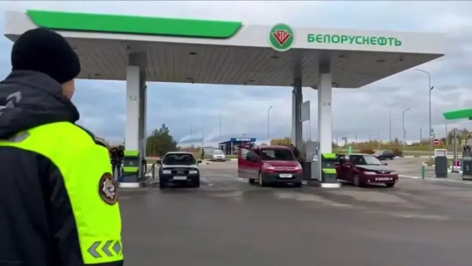 ГАИ контролирует обстановку на автозаправках Могилевской области 