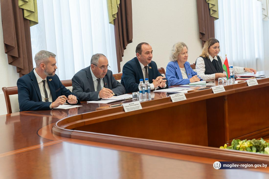 Встреча в Могилевском облисполкоме с делегацией Узбекистана 