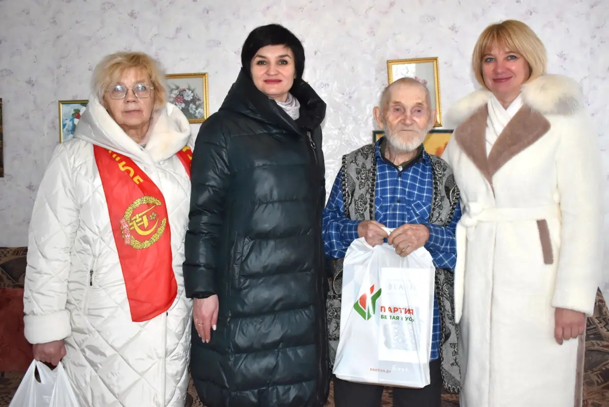 Акция «От всей души». Признательность и уважение ветерану Великой Отечественной войны