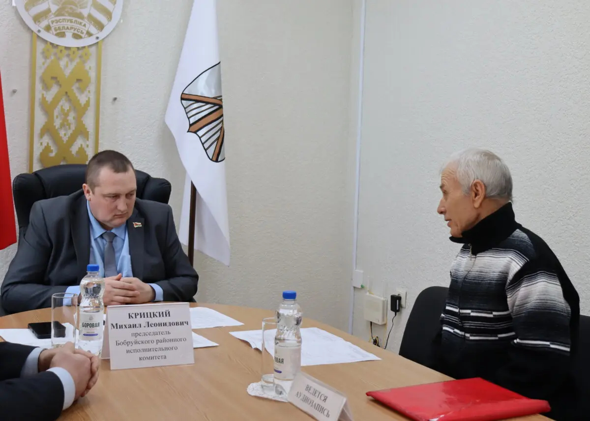 Міхаіл Крыцкі правёў прыём грамадзян