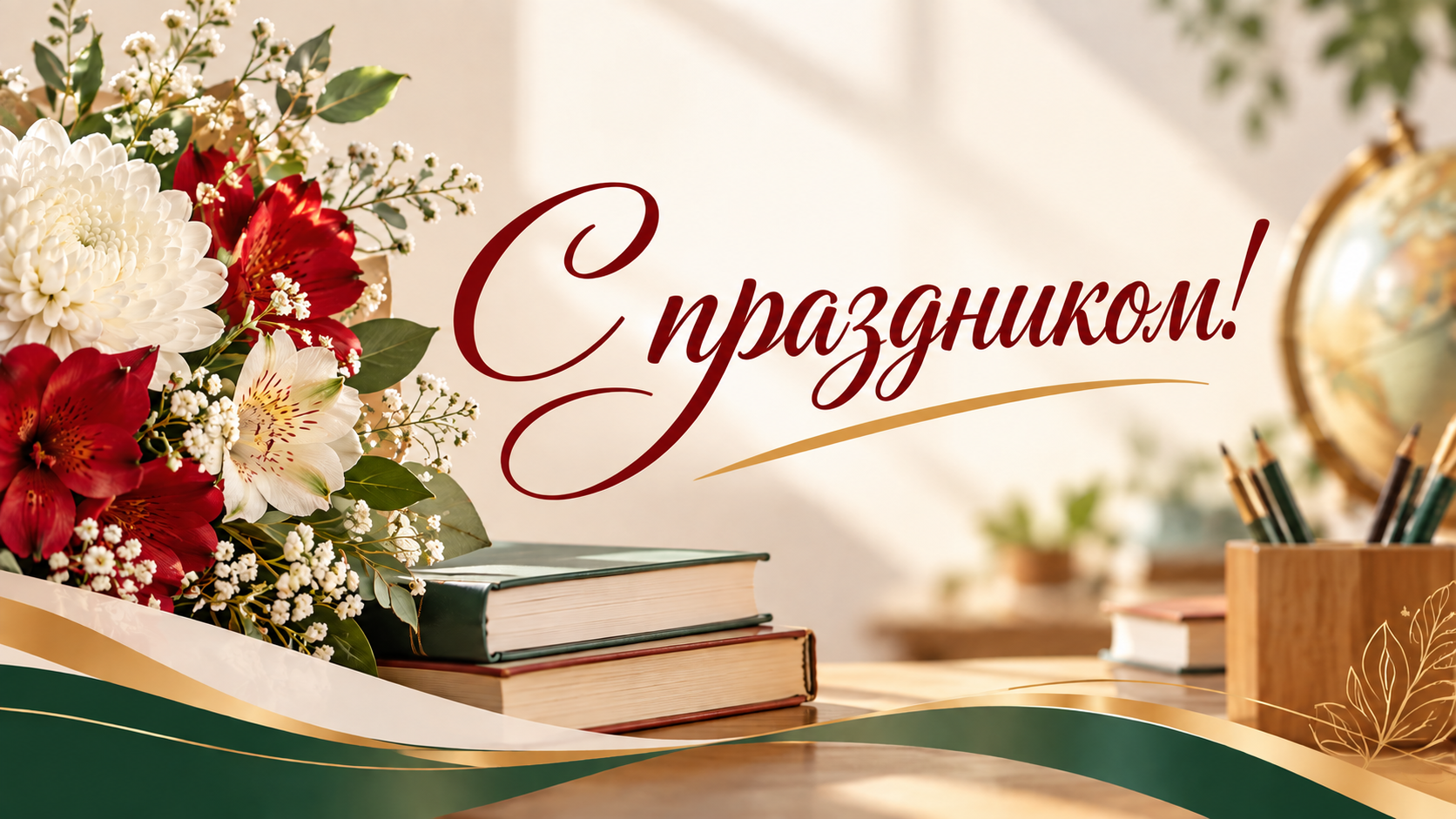 Поздравление от руководства Бобруйского района с Днем учител