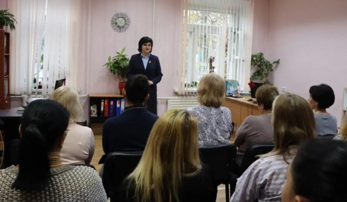 Дэлегат Усебеларускага народнага сходу сустрэлася з калектывам Цэнтра сацабслугоўвання насельніцтва